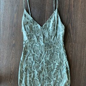 Snake skin dress